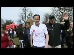David Cameron on charity walk with Sir Ian Botham News Clip