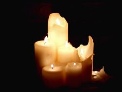 Candles seamless loop Stock Footage