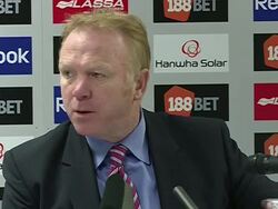 Alex McLeish Bolton 1 - Aston Villa 2 Post Match Reaction  Stock Footage