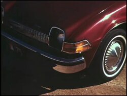 1975 AMC Pacer door comparison footage Stock Footage