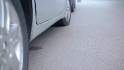 pretty business woman getting out from the car Stock Footage