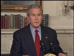 President Bush said Monday that a reported North Korean nuclear test poses a threat to global peace and security, denouncing it as 'unacceptable.' News Clip