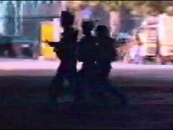 Terror Attack on The Taj Hotel in Mumbai, India Stock Footage