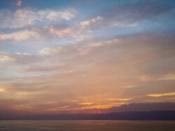 After the Sunset Stock Footage