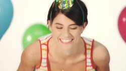 Happy woman on her birthday Stock Footage
