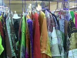 Emirati Traditional Clothing Store Stock Footage