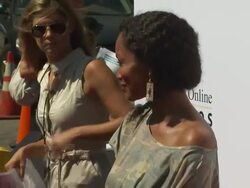 Garcelle Beauvais at the Disney/Pixar Celebrates the Launch of the World of Cars Online at Burbank CA. (Footage by WireImage Video/GettyImages) Stock Footage