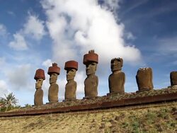 moais timelapse Stock Footage