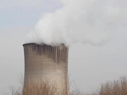 Cooling tower Stock Footage