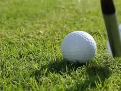 Golf swing Stock Footage