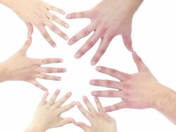 Hand Circle Stock Footage