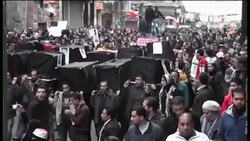 Thousands of protesters take to the streets over deadly soccer match News Clip