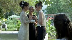 Lesbian couple exchanging rings on their wedding Stock Footage