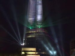 The Shard Tower Opens to Laser Show News Clip