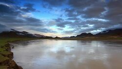 Tibet landscape, Tibet, China. Stock Footage