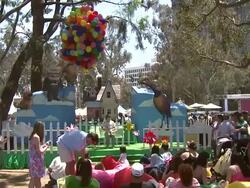 20th Anniversary 'A Time For Heroes' Celebrity Carnival Sponsored By Disney Stock Footage