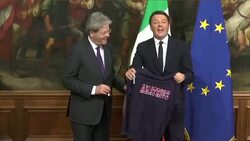 CLEAN : Italy: Outgoing Renzi hands over power to new PM Gentiloni News Clip