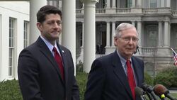 House and Senate GOP leaders meet Trump News Clip