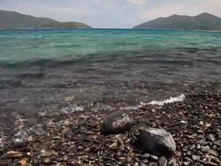 Ocean waves on the beach. Stock Footage