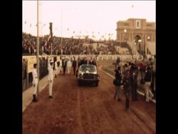 SYND 3 5 77 PRESIDENT SADAT ATTENDS MAY DAY RALLY IN ALEXANDRIA News Clip