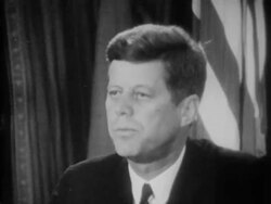 JFK Cuban Missile Crisis speech - Part 11 of 14 Stock Footage