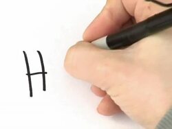 'Somebody writing ''How?'' - PAL' Stock Footage