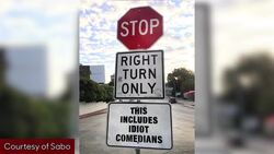 Jimmy Kimmel Center of Joke Over Sunset Boulevard Car Wreck | THR News News Clip