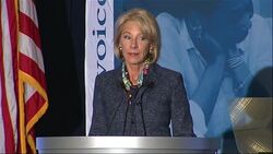 US education secretary defends TV comments News Clip