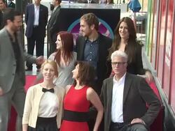 Mary Steenburgen Honored With A Star On The Hollywood Walk Of Fame Stock Footage