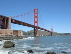 Golden Gate Bridge Stock Footage