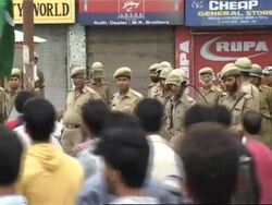 Thousands continue protest over transfer of land to Hindu shrine News Clip