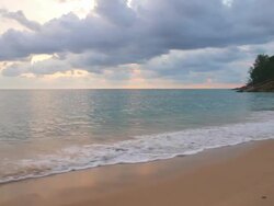 HD Sunset on the beach Stock Footage