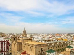 HD Time lapse : Santa Maria de la Sede Cathedral, Andalusia, Spain. Stock Footage