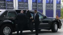 Trump arrives for second day of NATO summit in Brussels Instructional Video