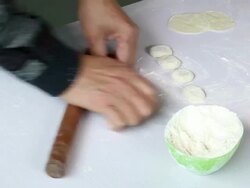 Kneading Dough Stock Footage