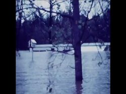 SYND 09/04/1973 MISSISSIPPI RIVER FLOODING AT VICKBURG News Clip