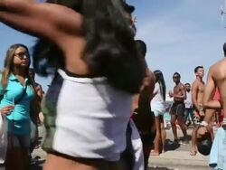 Gay Pride Parade Winds Through Rio De Janeiro Stock Footage