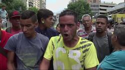Venezuelans protest food shortages Instructional Video