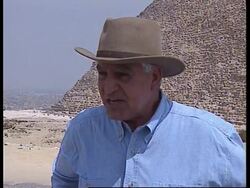 EGYPT: GIZA: SECOND PYRAMID RE-OPENS AFTER RENOVATIONS News Clip