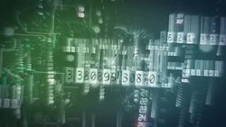 Digital barcode Stock Footage