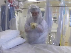 Ebola suite at Royal Free Hospital News Clip