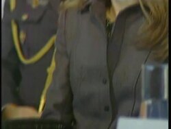 CLEAN: Prince Felipe and Princess letizia goes to the Scientific Park in Madrid Stock Footage