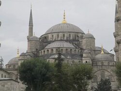 Sultan Ahmed Mosque in Istanbul Stock Footage