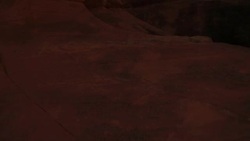 Fly through Tower Arch and fly up tower Stock Footage