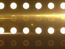 Bright Flood Lights Background Loop (CLOSE UP) - Gold Glow Stock Footage