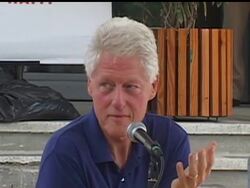 Former President Bill Clinton said U.S. aid is coming to Haiti despite delays after listening on Wednesday to refugees in a sprawling homeless camp complain of a lack of food, jobs and housing nine months after a devastating earthquake. Instructional Video