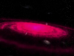 Galaxy, Nebula, Stars, Black Hole Stock Footage