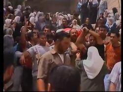 Funeral of leader of new militant group linked to Fatah, and Hamas militants Instructional Video