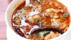 Thailand food with delicious flavor Stock Footage