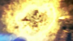 A meteor hurls toward the earth, impacts, and kills the dinosaur population in a computer generated animation. Stock Footage